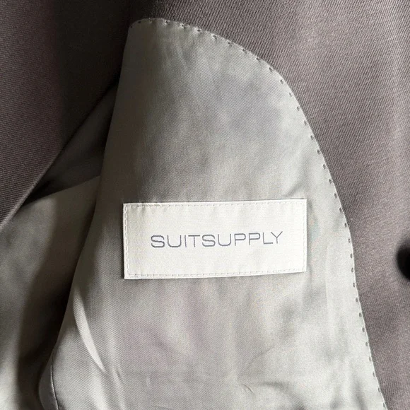 Suitsupply Women’s custom Double-Breasted Moss Green suit 100%wool FW2025 - Picture 7 of 16